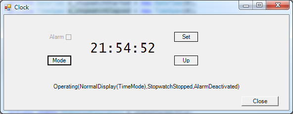 Sample Clock User Interface